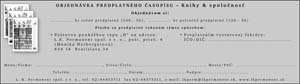 Objadnavka predplatneho (PDF)